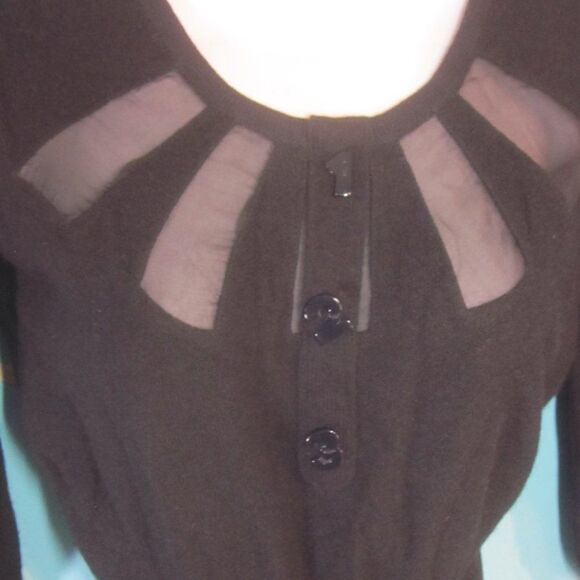 Sonia Rykiel Stella McCartney Black Wool & Cashmere Sweater Fits Womens XS - Picture 9 of 11